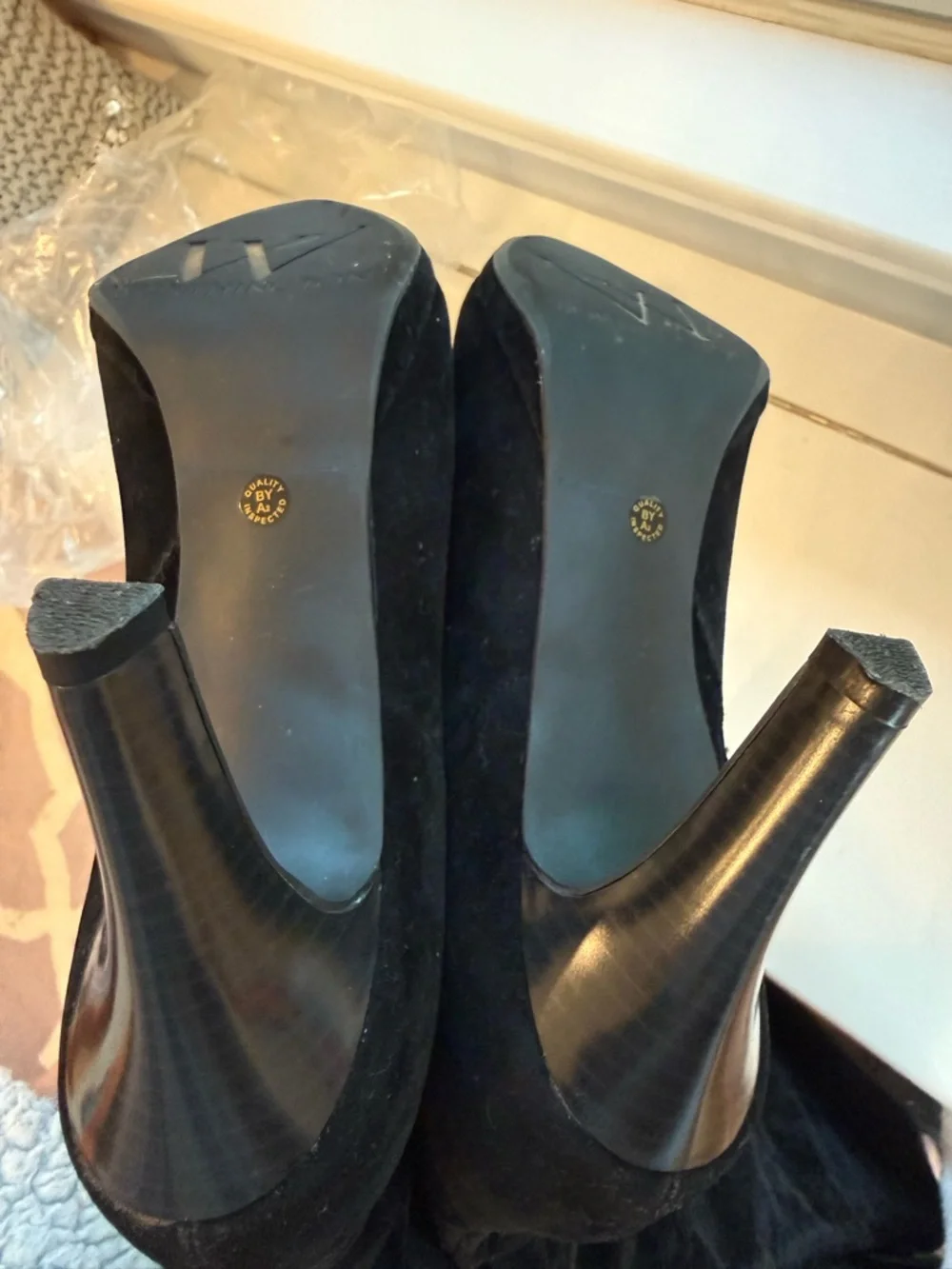 Worthington Black Suede Over-the-Knee Boots Size 7 M new!
